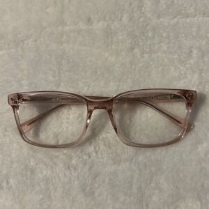 Pair Eyewear The Kirby 007 Eyeglasses 54-17-140 Blush Pink Clear Frame